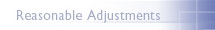 Reasonable Adjustments